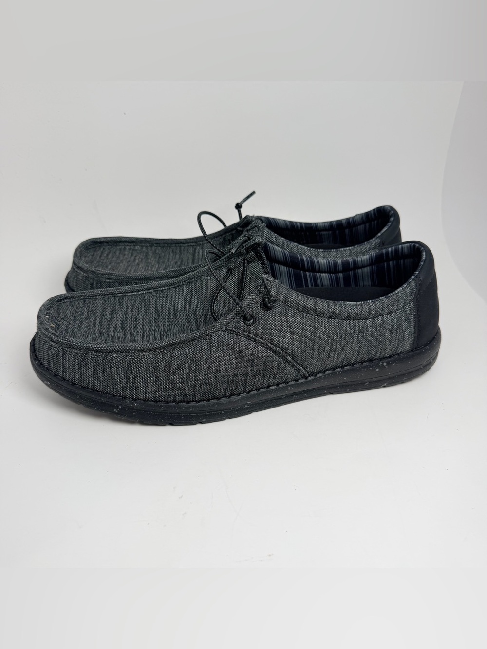 Eddie Bauer Dark Gray Textured Slip-On Loafers